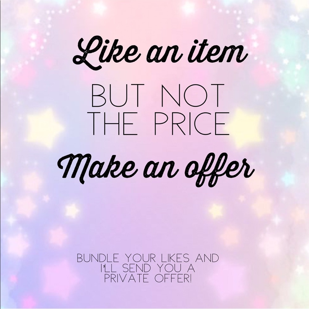 Make me a fair offer 😉